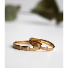 Narin Mücevherat Nar-In Altın Mücevherat Altın Yüzük Kadın Alyans 05