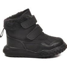 Cool Siyah Cırtlı Kaymaz Taban Unisex Çocuk Bot Shade B