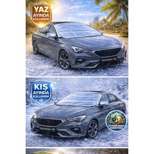 Baffhome Su Geçirmez Buzlanma Önleyici Araba Cam Üstü Kar Örtüsü Kumaş 4 Mevsim Kullanım İçin