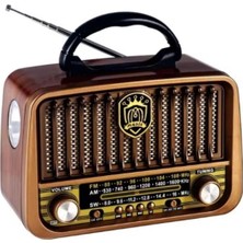 UltraNova Nostaljik Fenerli Çok Fonksiyonlu Müzik Çalar ve Radyo, Usb/bluetooth/fm