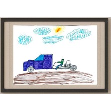 Karikatural Gudkov Egor 29X21CM Orijinal Karikatür Tablo