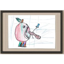 Karikatural Kolobov Vlad 29X21CM Orijinal Karikatür Tablo