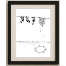 Karikatural Andreychuk Andrey 29X21CM Orijinal Karikatür Tablo