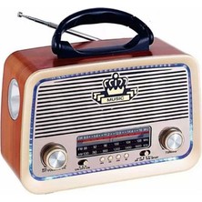 UltraNova Nostaljik Radyo Fener, Bluetooth, USB ve Fm ile Çok Fonksiyonlu Tasarım