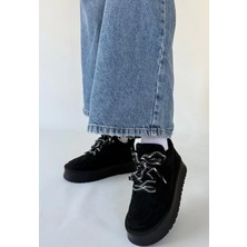 Hsc Bilişim Muden Siyah Süet Bağcıklı Bot