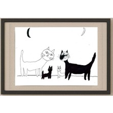 Karikatural Mukhin Pasha 29X21CM Orijinal Karikatür Tablo