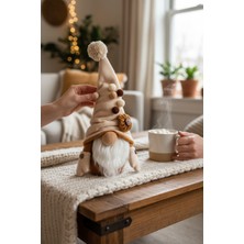 Vanilya Gift Dekoratif Şans Cücesi Ev Ofis Dekoru-Pompom Boy 35 cm