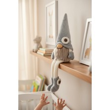 Vanilya Gift Dekoratif Şans Cücesi Ev Ofis Bebek Odası  Dekoru-Baby Blue Boy 60 cm