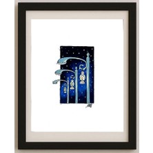 Karikatural Unknown 13X8CM Orijinal Karikatür Tablo