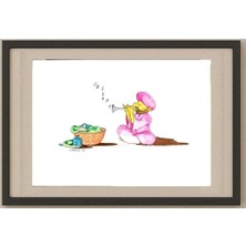 Karikatural Nader Hafezi 29X21CM Orijinal Karikatür Tablo