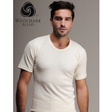 Kocabey 100 Erkek Yün Fanila Kısa Kol