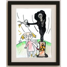 Karikatural Zudov Danil 29X21CM Orijinal Karikatür Tablo