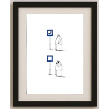 Karikatural Vladimiras Beresniovas 29X21CM Orijinal Karikatür Tablo