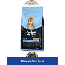 Reflex Plus Hypoallergenic Skin Care - Cilt Bakımı Somonlu Yetişkin Kedi Maması 1.5 kg