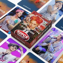 Kpop Dünyası G-Dragon '' Übermensch '' Çift Yön Baskılı Lomo Card Seti (60 Pcs)