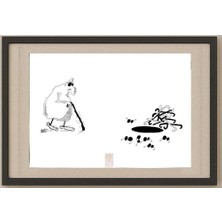Karikatural Unknown 29X21CM Orijinal Karikatür Tablo