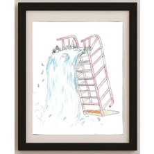 Karikatural Ivailo Tsvetkov 29X21CM Orijinal Karikatür Tablo