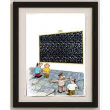 Karikatural Erico Junqueira 32X21CM Orijinal Karikatür Tablo