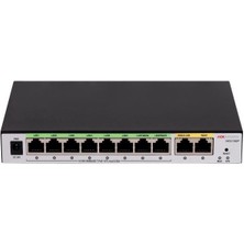 Hikvision DS-3WG210GP-SI 10 Port Poe Akıllı Yönetilebilir Router – 2×wan, 8×poe Lan, 1 Gbps, Vpn & Firewall