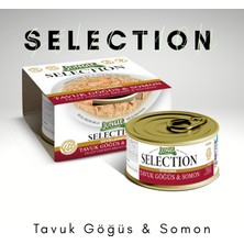 Jungle Selection 70 G Tavuk-Somon Kedi Yaş Mama
