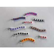 Kişiye Özel Isim Yazılabilen Hareketli Anahtarlık