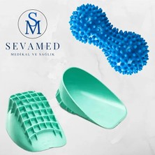 Topuk Dikeni Için Rahatlatıcı Silikon Kap Topuk Ağrıları Için ve Ayak Masaj Aleti Silindiri Topuk Kırmed