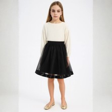 Bym Style Kız Çocuk Etek Hayal Tül Etek Parti ve Özel Gün Giyim 4-14 Yaş