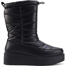 Kinetix INT1123K068-KRK Kadın Siyah Kürklü Bot