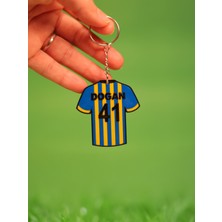 Kişiye Özel Isim ve Numara Yazılabilen Futbol Takımı Forması Anahtarlık
