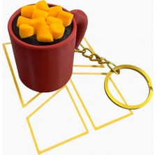 Mini Kahve Fincanı Anahtarlık