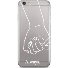 Manitoba Iphone 6 Plus / 6s Plus Uyumlu Baskılı Yumuşak Silikon Şeffaf Telefon Kılıfı