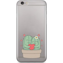 Manitoba Iphone 6 Plus / 6s Plus Uyumlu Baskılı Yumuşak Silikon Şeffaf Telefon Kılıfı