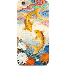 Manitoba Iphone 6 Plus / 6s Plus Uyumlu Baskılı Yumuşak Silikon Şeffaf Telefon Kılıfı