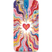 Manitoba Iphone 6 Plus / 6s Plus Uyumlu Baskılı Yumuşak Silikon Şeffaf Telefon Kılıfı