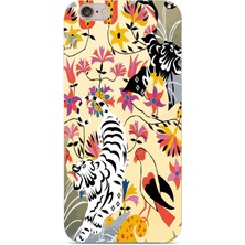 Manitoba Iphone 6 Plus / 6s Plus Uyumlu Baskılı Yumuşak Silikon Şeffaf Telefon Kılıfı