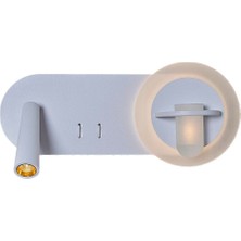 Özcan Aydınlatma 2723-06-01 Step LED Yatay Okuma Lambalı Aplik Beyaz