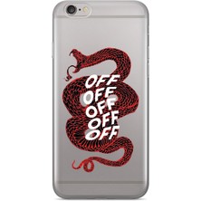 Manitoba Iphone 6 Plus / 6s Plus Uyumlu Baskılı Yumuşak Silikon Şeffaf Telefon Kılıfı