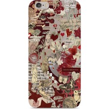 Manitoba Iphone 6 Plus / 6s Plus Uyumlu Baskılı Yumuşak Silikon Şeffaf Telefon Kılıfı