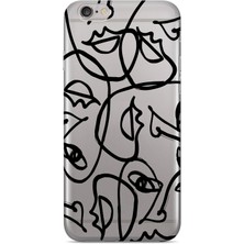 Manitoba Iphone 6 Plus / 6s Plus Uyumlu Baskılı Yumuşak Silikon Şeffaf Telefon Kılıfı