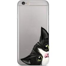 Manitoba Iphone 6 Plus / 6s Plus Uyumlu Baskılı Yumuşak Silikon Şeffaf Telefon Kılıfı