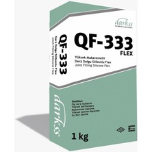 Derz Dolgu Silikonlu Flex, Koyu Gri, Darkss Qf 333, 1 kg