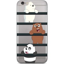 Manitoba Iphone 6 Plus / 6s Plus Uyumlu Baskılı Yumuşak Silikon Şeffaf Telefon Kılıfı