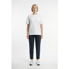 Cottonland Kadın Fernanda Iki Iplik Likra Normal Bel Duble Paça Stretch Pantolon