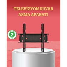 Teknomiy 32-42 Inç Tv Askı Aparatı Kolay Kurulum Düz ve Kompakt Tasarım
