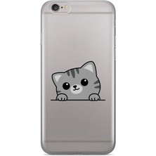 Manitoba Iphone 6 Plus / 6s Plus Uyumlu Baskılı Yumuşak Silikon Şeffaf Telefon Kılıfı