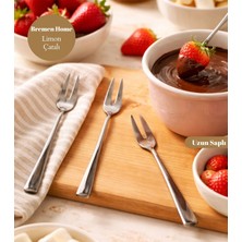 Bremen Home Uzun Saplı Limon Fondü Çatalı (12 Cm)