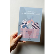 Tiny Stories TR Sevgi Motto Kart Seti 4-Adet / Kartpostal