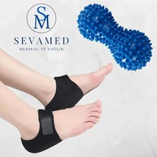 Ağrıyan Ayaklar Topuklar Için Kumaş Topukluk Topuk Dikeni Için ve Ayak Masaj Aleti Silindiri Topu Kırmed