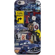 Manitoba Iphone 6 Plus / 6s Plus Uyumlu Baskılı Yumuşak Silikon Şeffaf Telefon Kılıfı