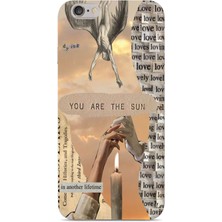 Manitoba Iphone 6 Plus / 6s Plus Uyumlu Baskılı Yumuşak Silikon Şeffaf Telefon Kılıfı